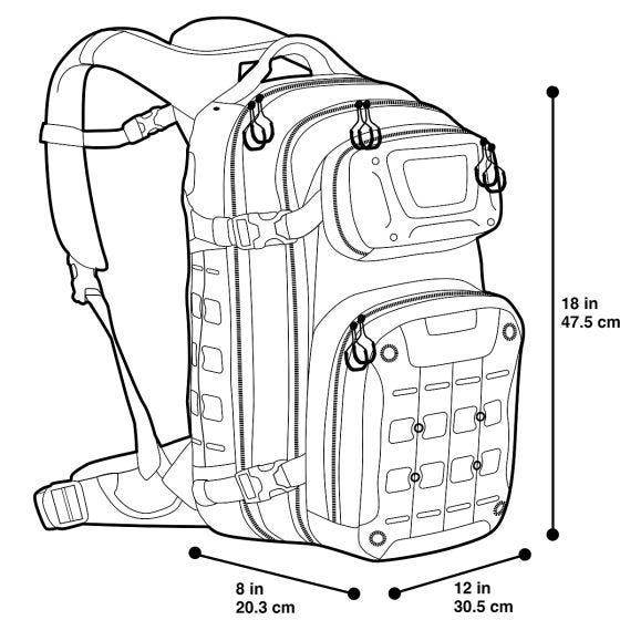 Maxpedition zaino RiftCore in grigio