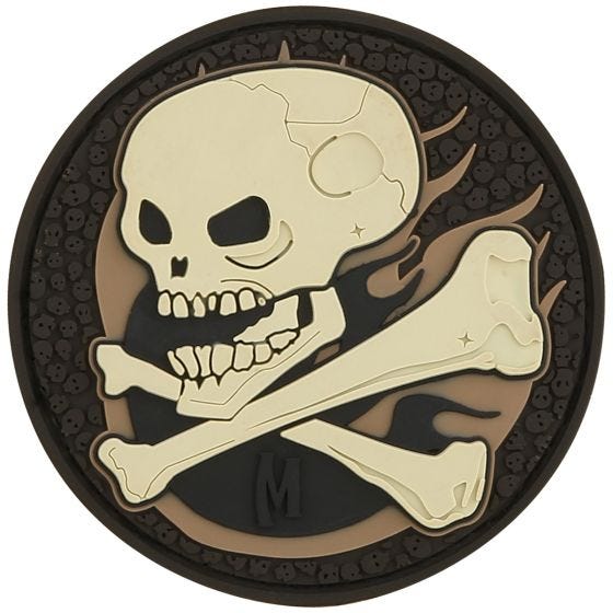 Maxpedition patch Skull in Arid