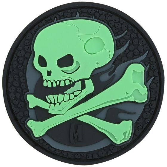 Maxpedition patch Skull fosforescente