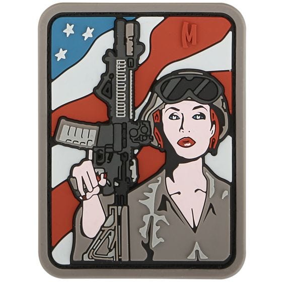 Maxpedition patch Soldier Girl in Arid