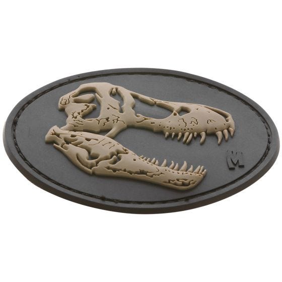 Maxpedition patch T-Rex Skull in SWAT