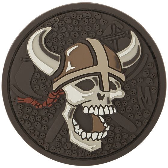 Maxpedition patch Viking Skull in Arid
