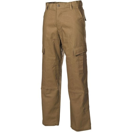 MFH pantaloni da combattimento ACU in Ripstop Coyote Tan