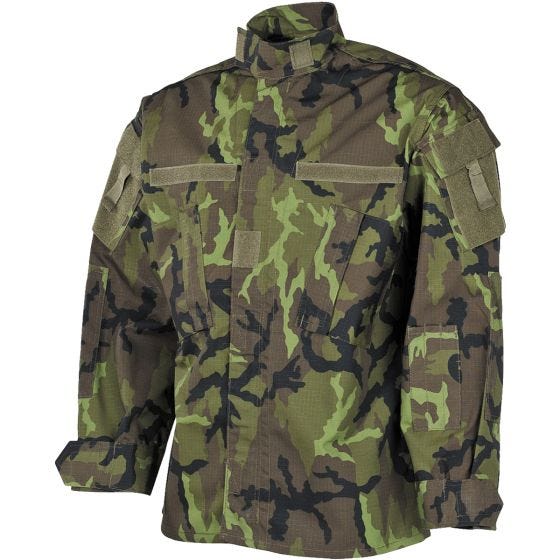 MFH giacca da campo ACU in Ripstop Czech Woodland