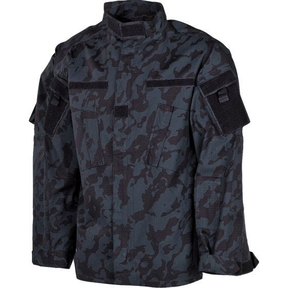 MFH giacca da campo ACU in Ripstop Night Camo