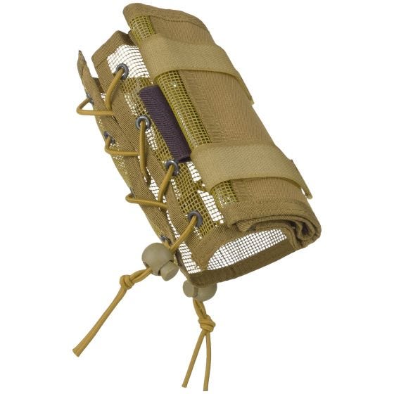 MFH borsa da braccio con tasca per soldi e mappa in Coyote Tan