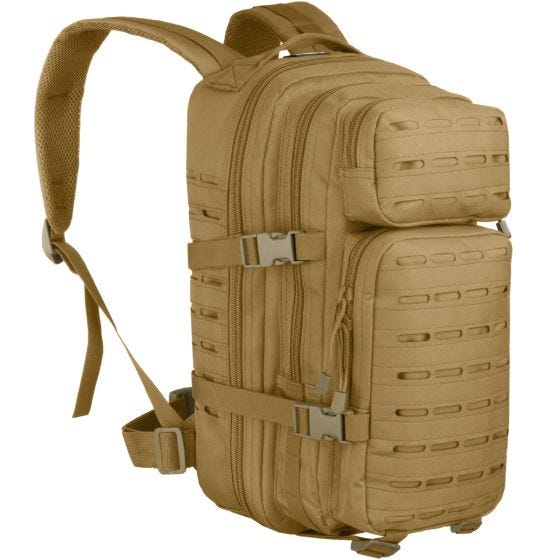 MFH zaino Assault I Laser in Coyote Tan