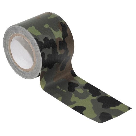 MFH nastro adesivo tessuto BW 5 cm x 5 m in Flecktarn