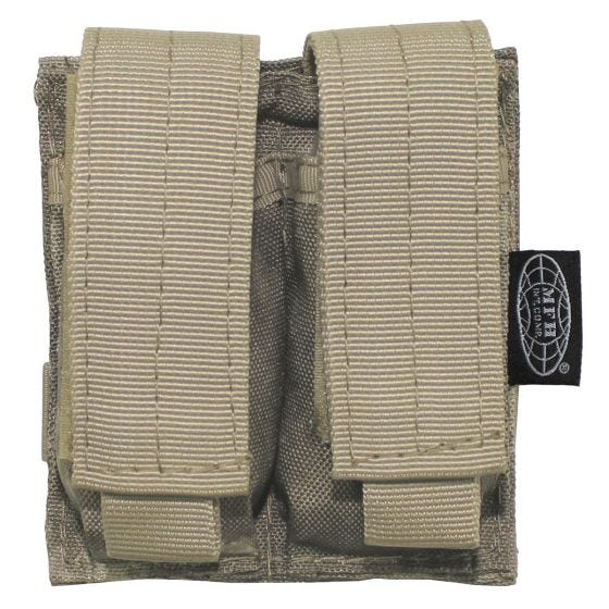 MFH custodia doppia small portacaricatore 9 mm MOLLE in HDT Camo AU