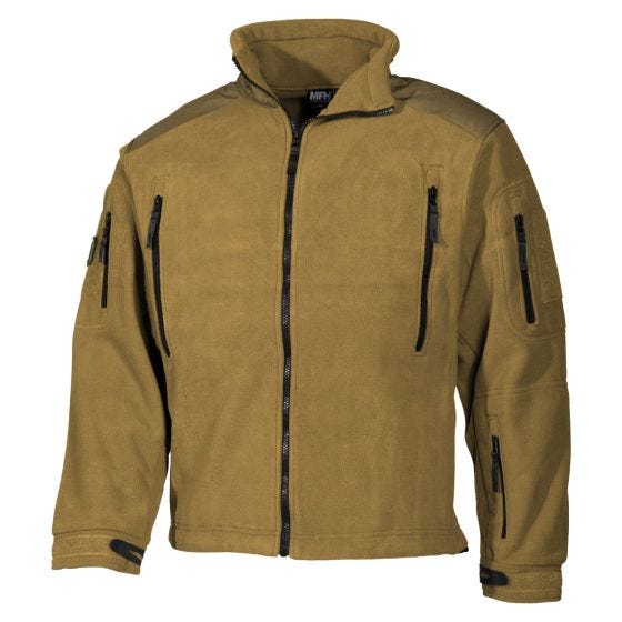 MFH giacca in pile Heavy Strike in Coyote Tan