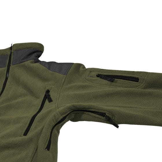 MFH giacca in pile Heavy Strike in OD Green