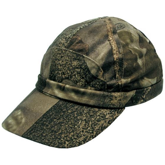 MFH cappello da cacciatore con banda fluorescente in marrone Hunter