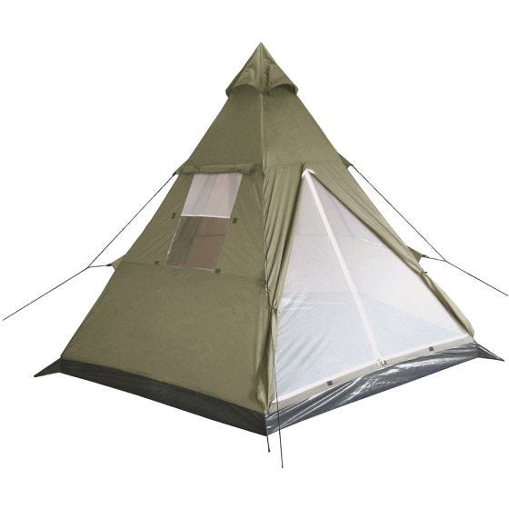 MFH tenda indiana “Tipi” in verde oliva