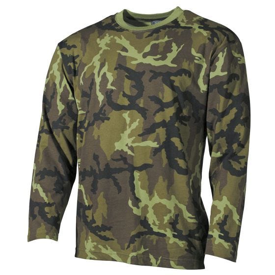 MFH T-shirt manica lunga in Czech Woodland