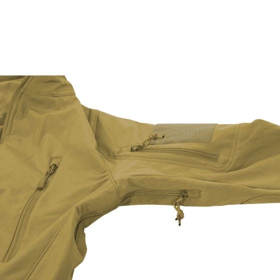 MFH giacca softshell Scorpion in Coyote Tan