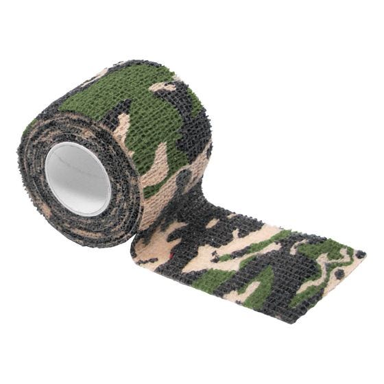 MFH nastro mimetico in materiale autoadesivo 5 cm x 4,5 m in Woodland