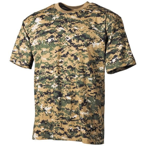 MFH T-shirt in Digital Woodland