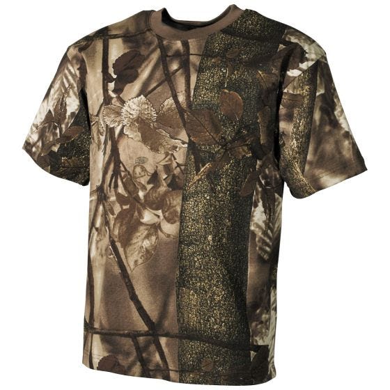 MFH T-Shirt da cacciatore in marrone Hunter