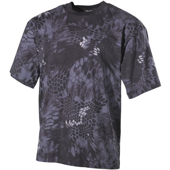 MFH T-shirt in Snake Black