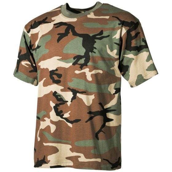 MFH T-shirt in Woodland