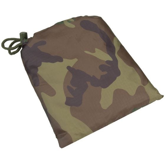 MFH poncho US in Ripstop Woodland