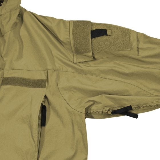 MFH giacca US softshell Level 5 in Coyote Tan
