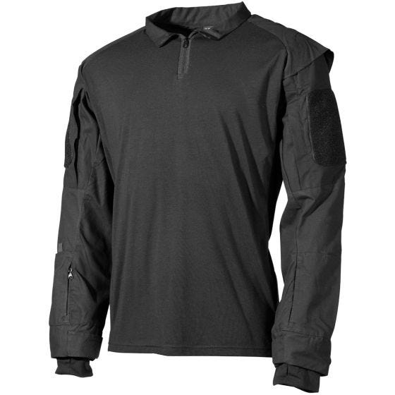 MFH T-shirt US tattica in nero