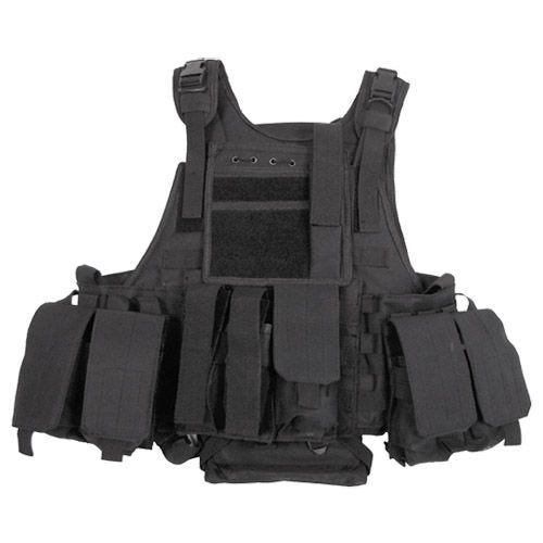 MFH gilè tattico MOLLE Ranger nero
