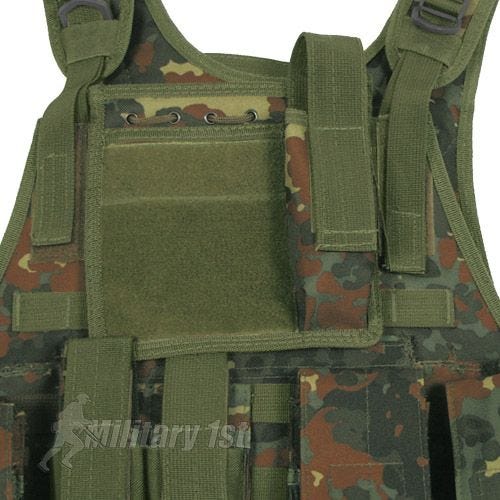 MFH gilè tattico MOLLE Ranger in Flecktarn