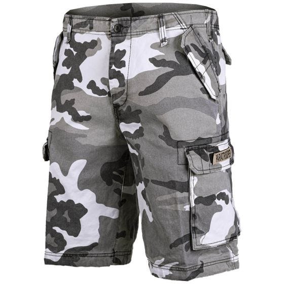 Mil-Tec shorts cargo da paracadutista prelavati in Urban