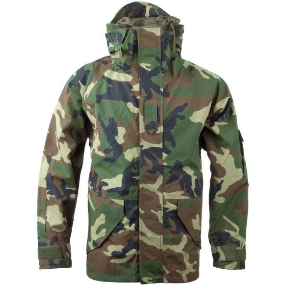 Mil-Tec giacca da pioggia in trilaminato Woodland