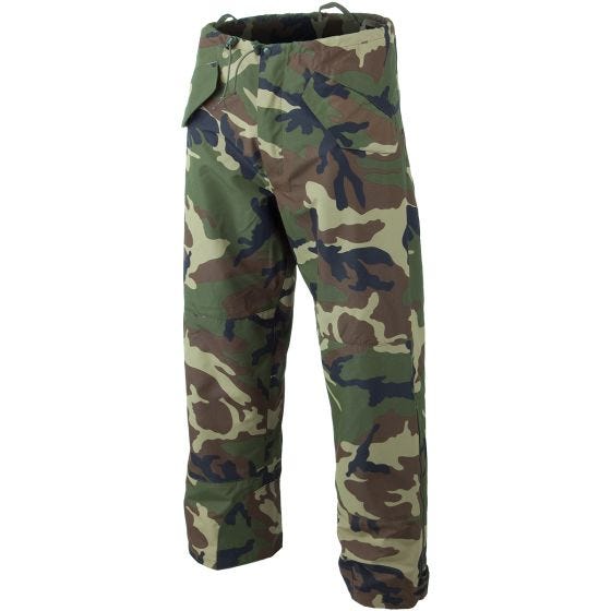 Mil-Tec pantaloni da pioggia in trilaminato Woodland