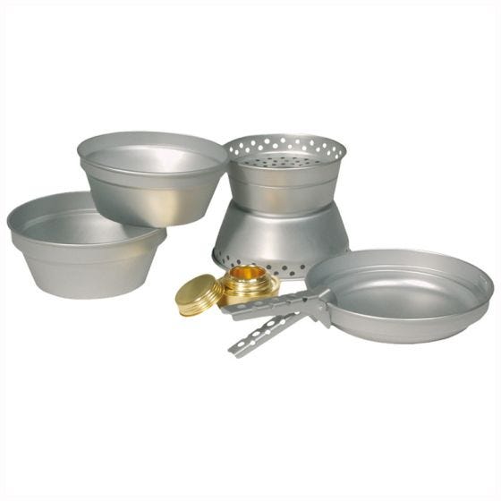 Mil-Tec set di pentole in alluminio