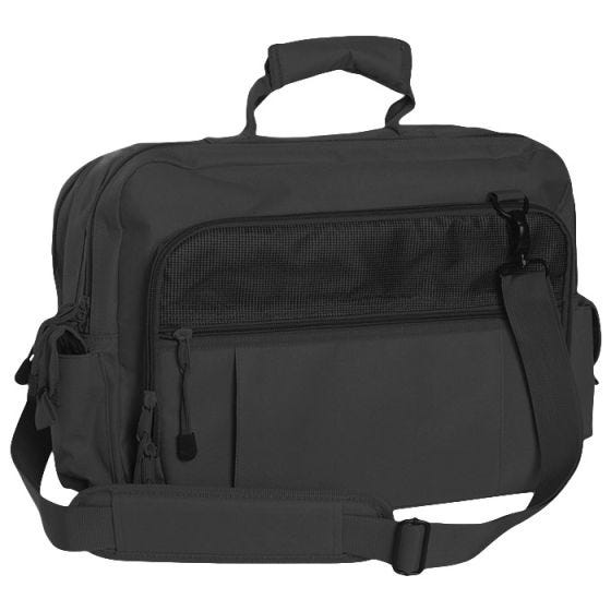 Mil-Tec borsa messenger Aviator per documenti in nero