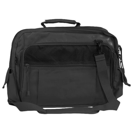 Mil-Tec borsa messenger Aviator per documenti in nero