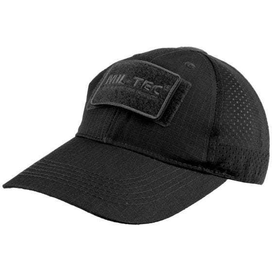 Mil-Tec cappellino da baseball con retina in nero
