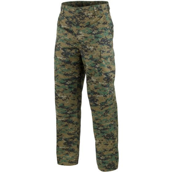 Mil-Tec pantaloni BDU Combat in Digital Woodland