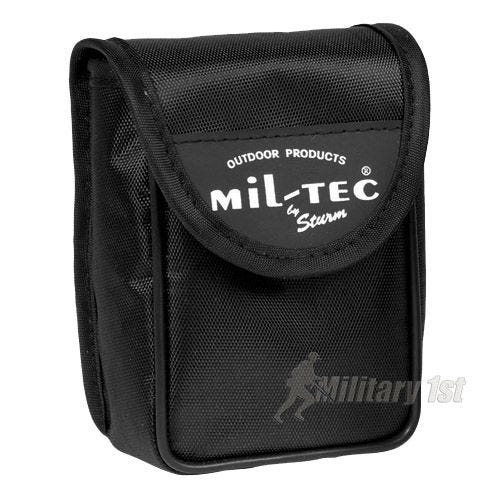 Mil-Tec binocolo pieghevole 8x21 in nero
