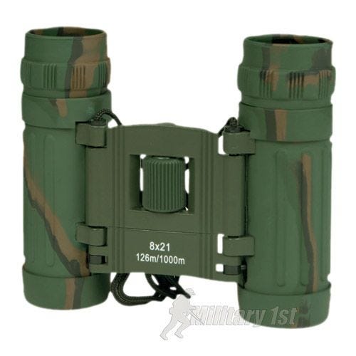Mil-Tec binocolo pieghevole 8x21 in Camo