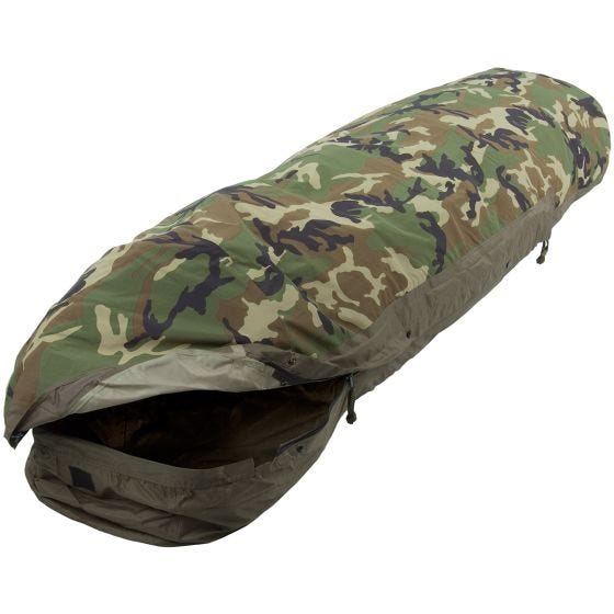 Mil-Tec copertura per sacco a pelo modulare 3 strati in Woodland