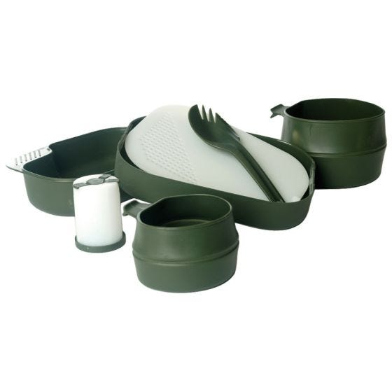 Wildo set da campo Camp-A-Box in verde oliva