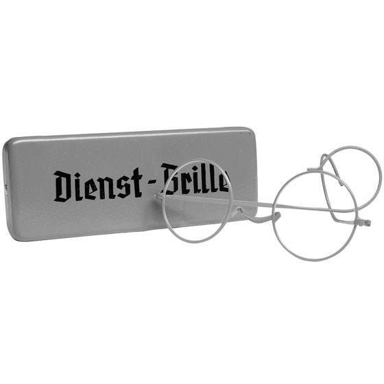 Mil-Tec Dienst-Brille con Custodia in Metallo