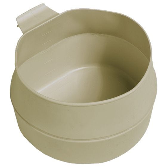 Mil-Tec tazza pieghevole 200 ml in cachi