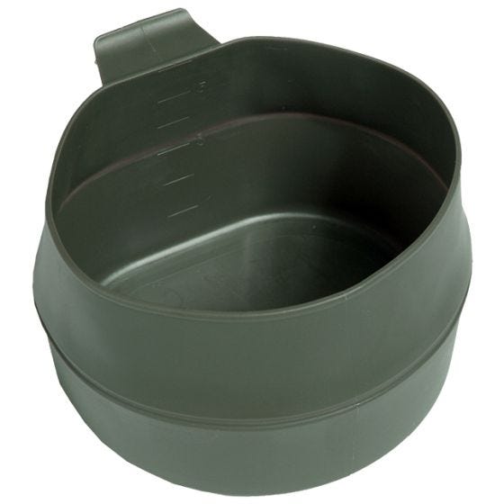 Mil-Tec tazza pieghevole 600 ml in verde oliva