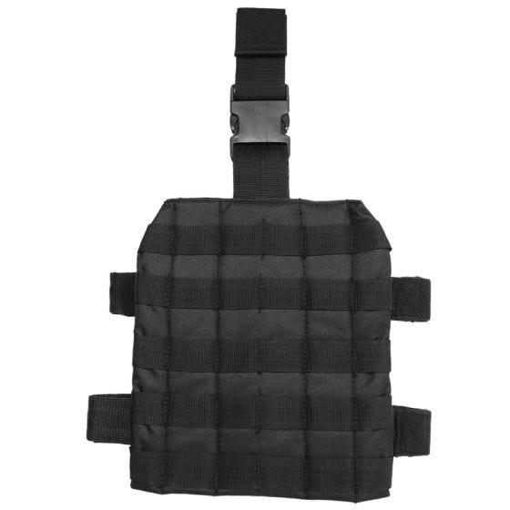 Mil-Tec pannello cosciale MOLLE in nero