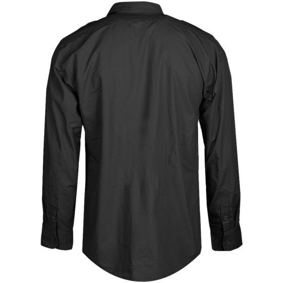 Mil-Tec camicia a maniche lunghe RipStop in nero