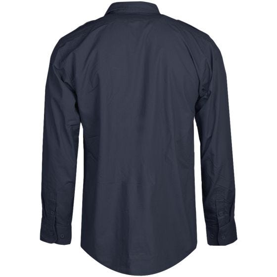 Mil-Tec camicia a maniche lunghe RipStop in Navy blue