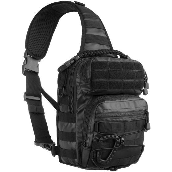 Mil-Tec zaino da assalto monospalla small in nero