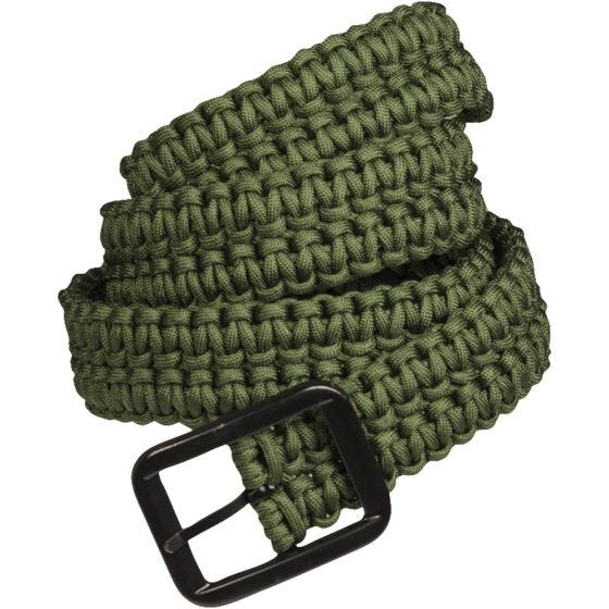 Mil-Tec cintura Paracord in verde oliva