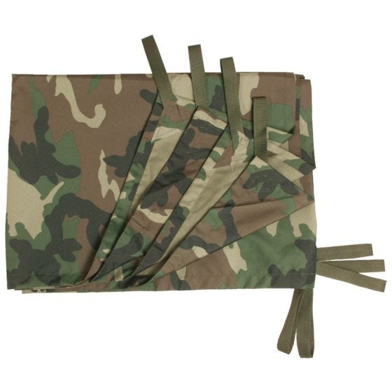 Mil-Tec tela incerata multiuso piana Tarp in Woodland